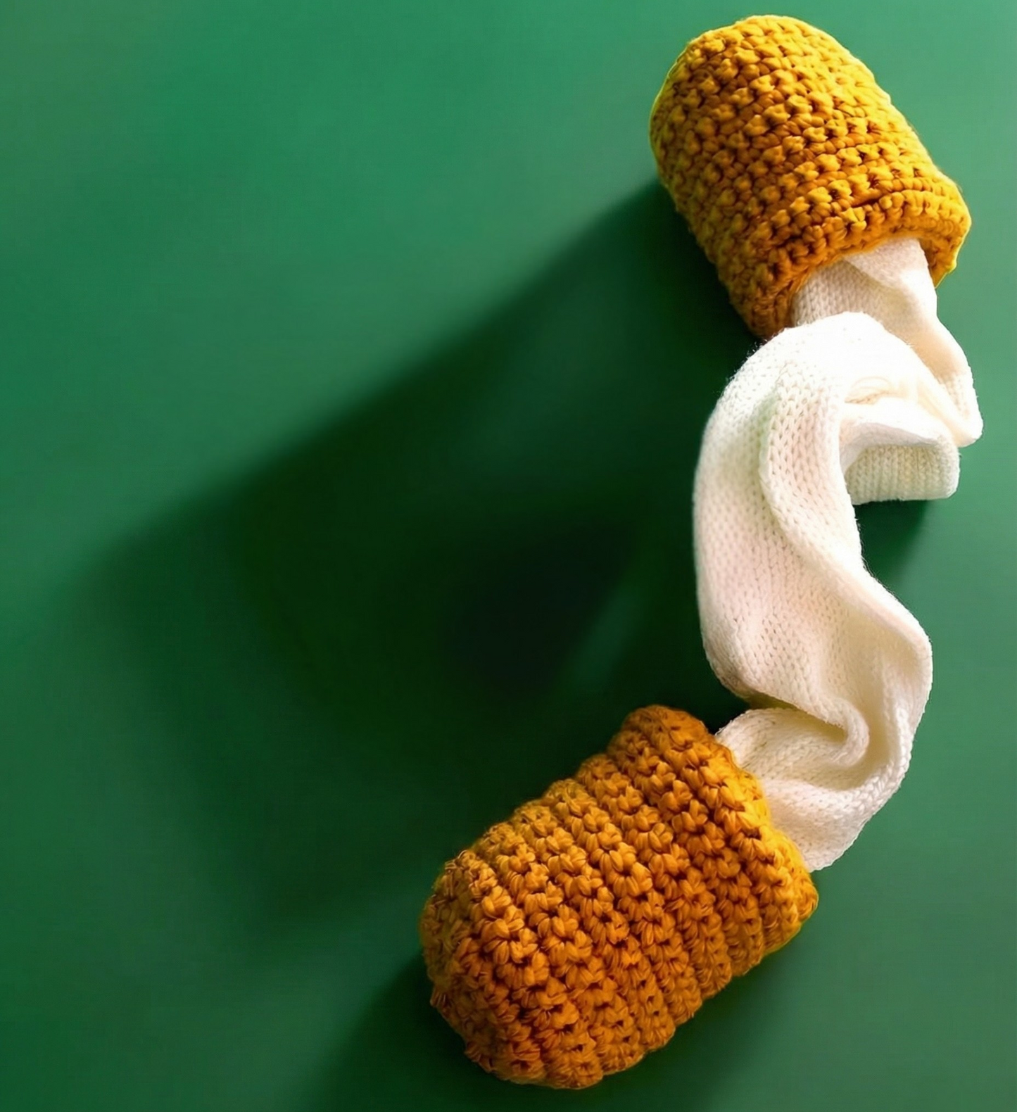 Mozzarella Stick Scarf Crochet pattern