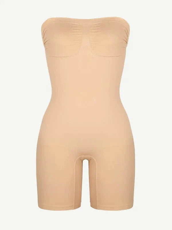 Sculpting Seamless Tummy Control Strapless Shapewear Bodysuit