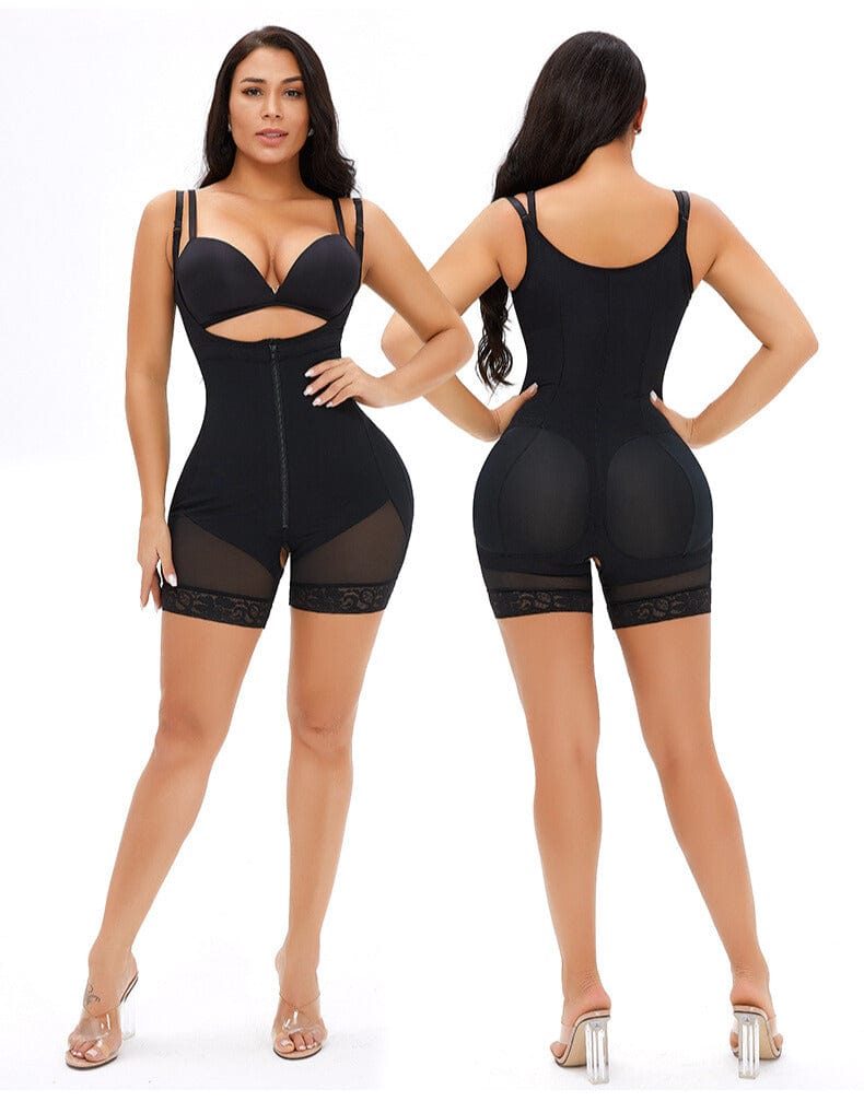 Seamless Tummy Control Open Bust Shapewear Bodysuit