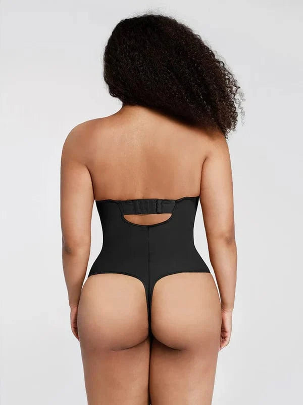 Strapless Underwire One-Piece Tummy Control Bodysuit Shapewear