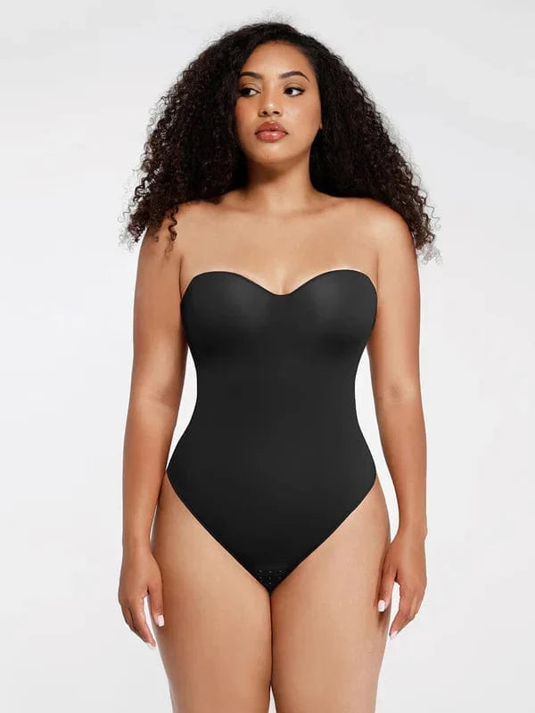 Strapless Underwire One-Piece Tummy Control Bodysuit Shapewear