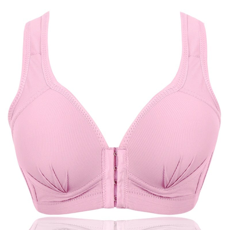 Seamless Non Wired Front Fastening Push Up Bra