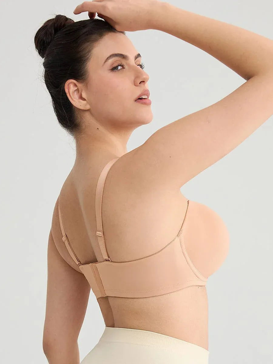 Push-Up Underwire Strapless Bra