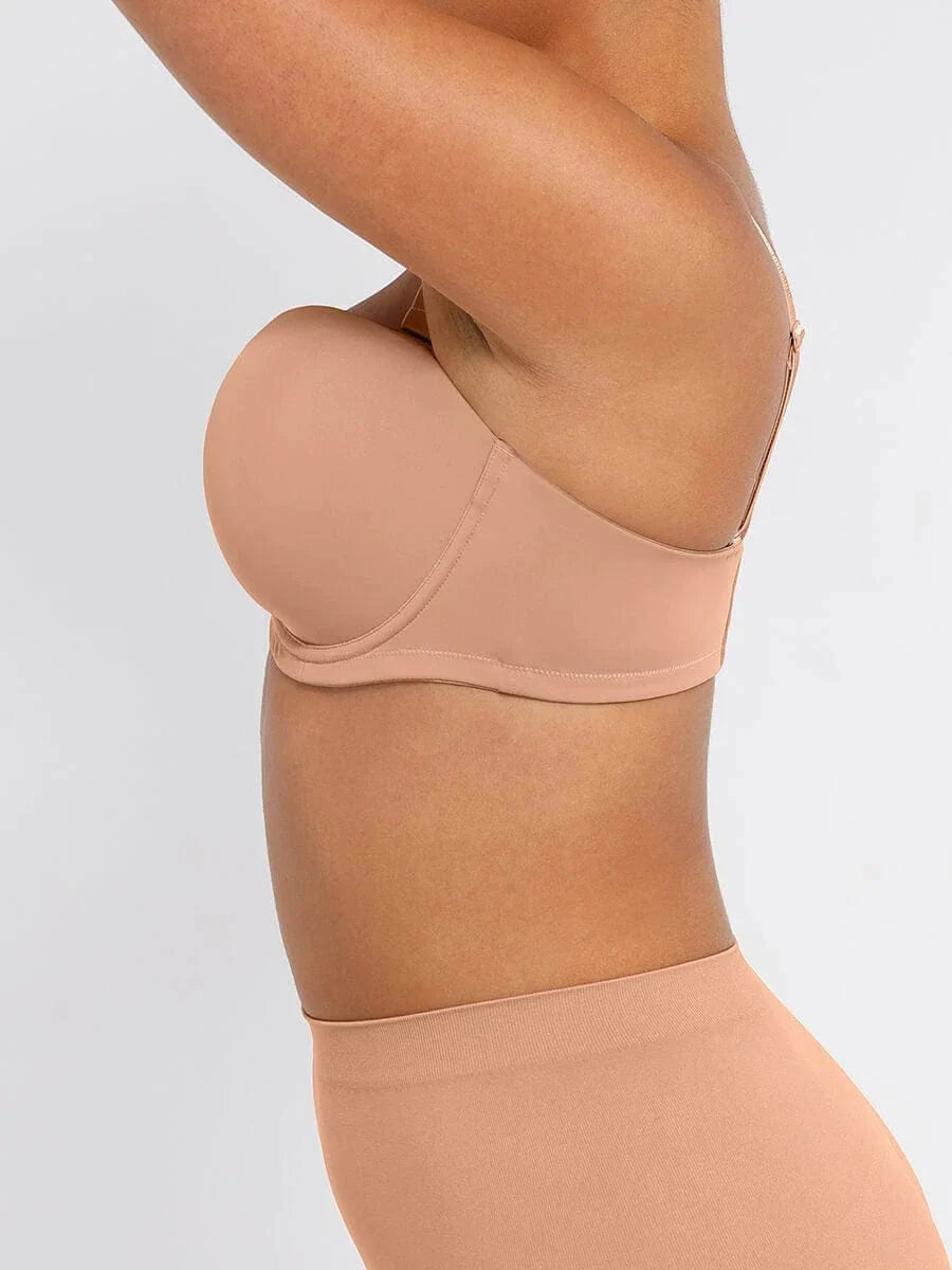 Push-Up Underwire Strapless Bra
