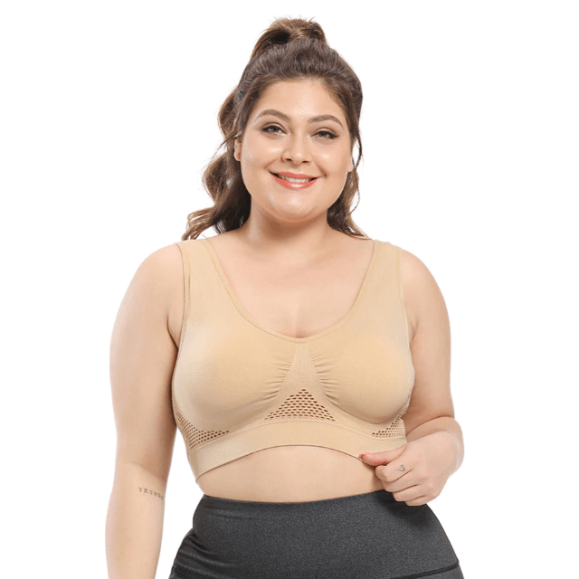 Women Comfort Seamless Support Sport Air Permeable Bra