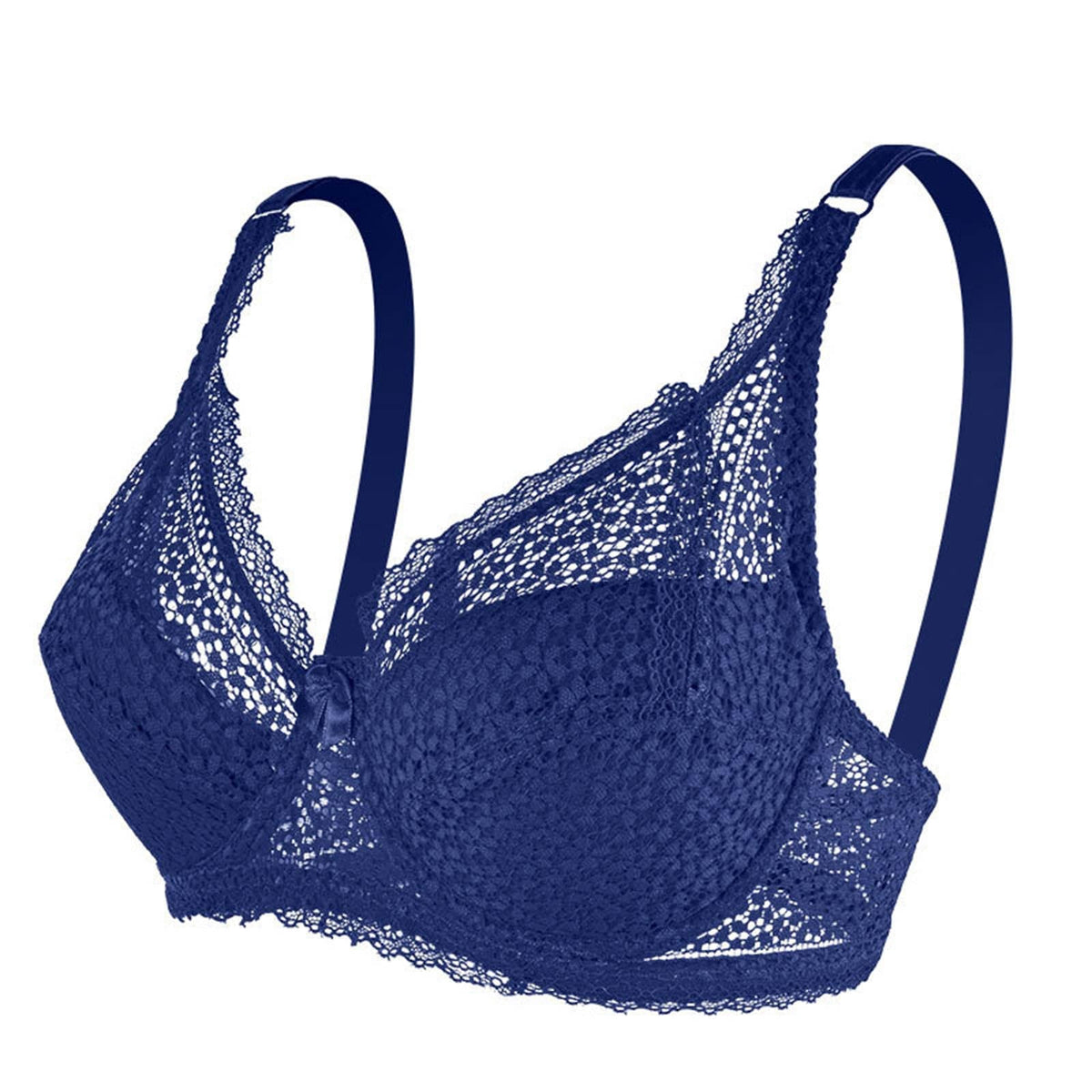 Plus Size Underwire Push Up Lace Support Bra