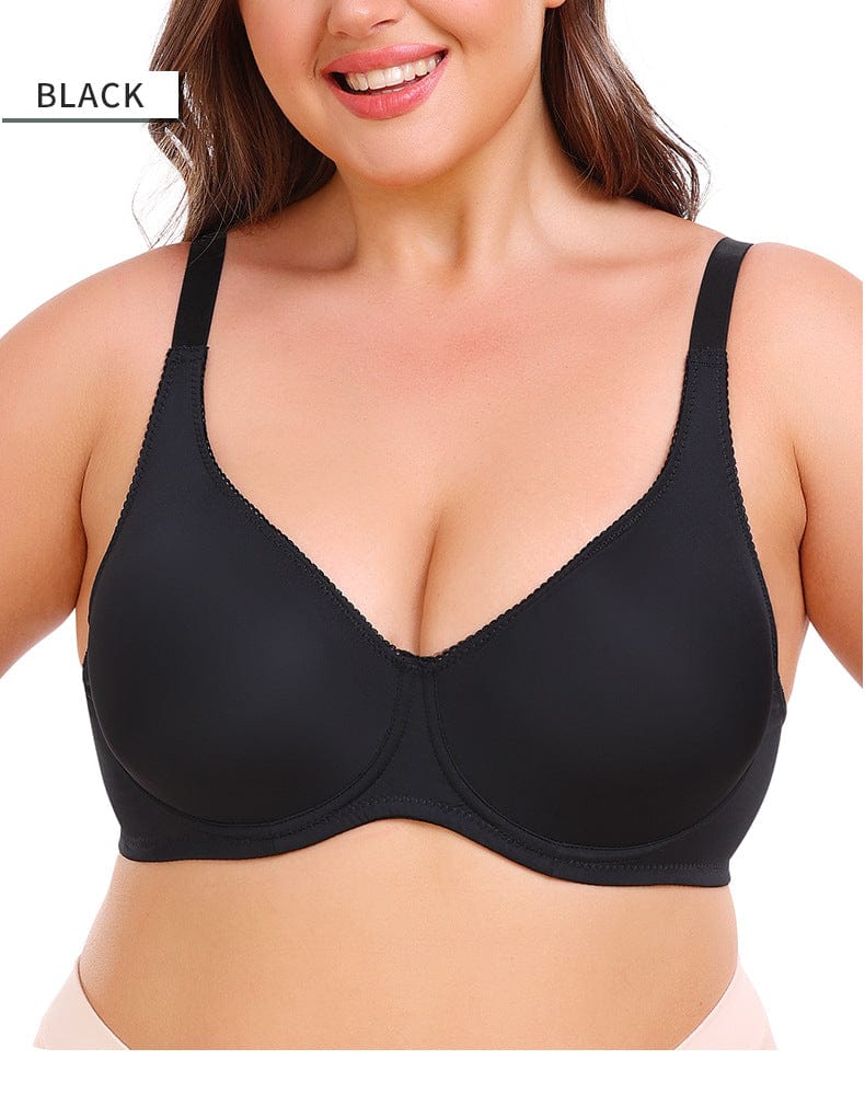 Plus Size Non Wired Pushup High Support Bra