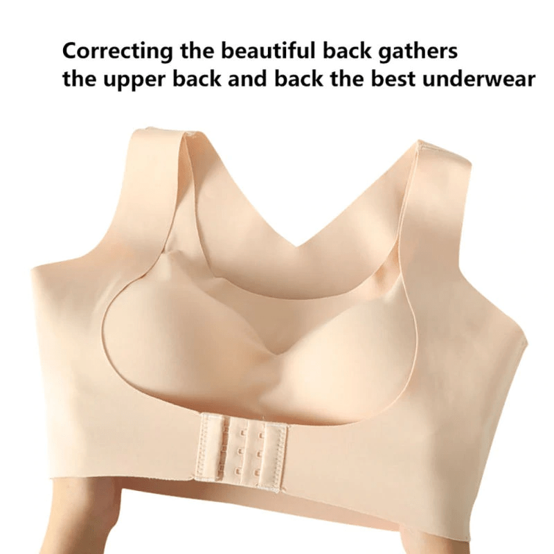 Women's Front Fastening Posture Support Bra Push Up Bralette
