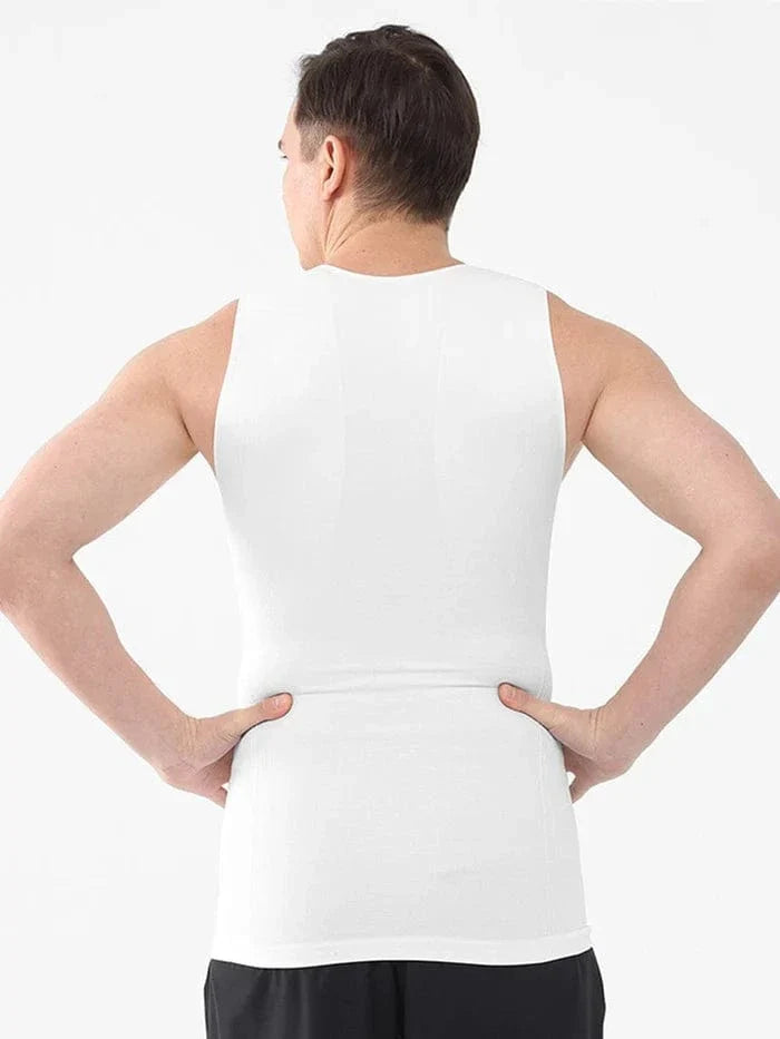 Men's Tummy Control Tank Top Shaping Compression Shirt