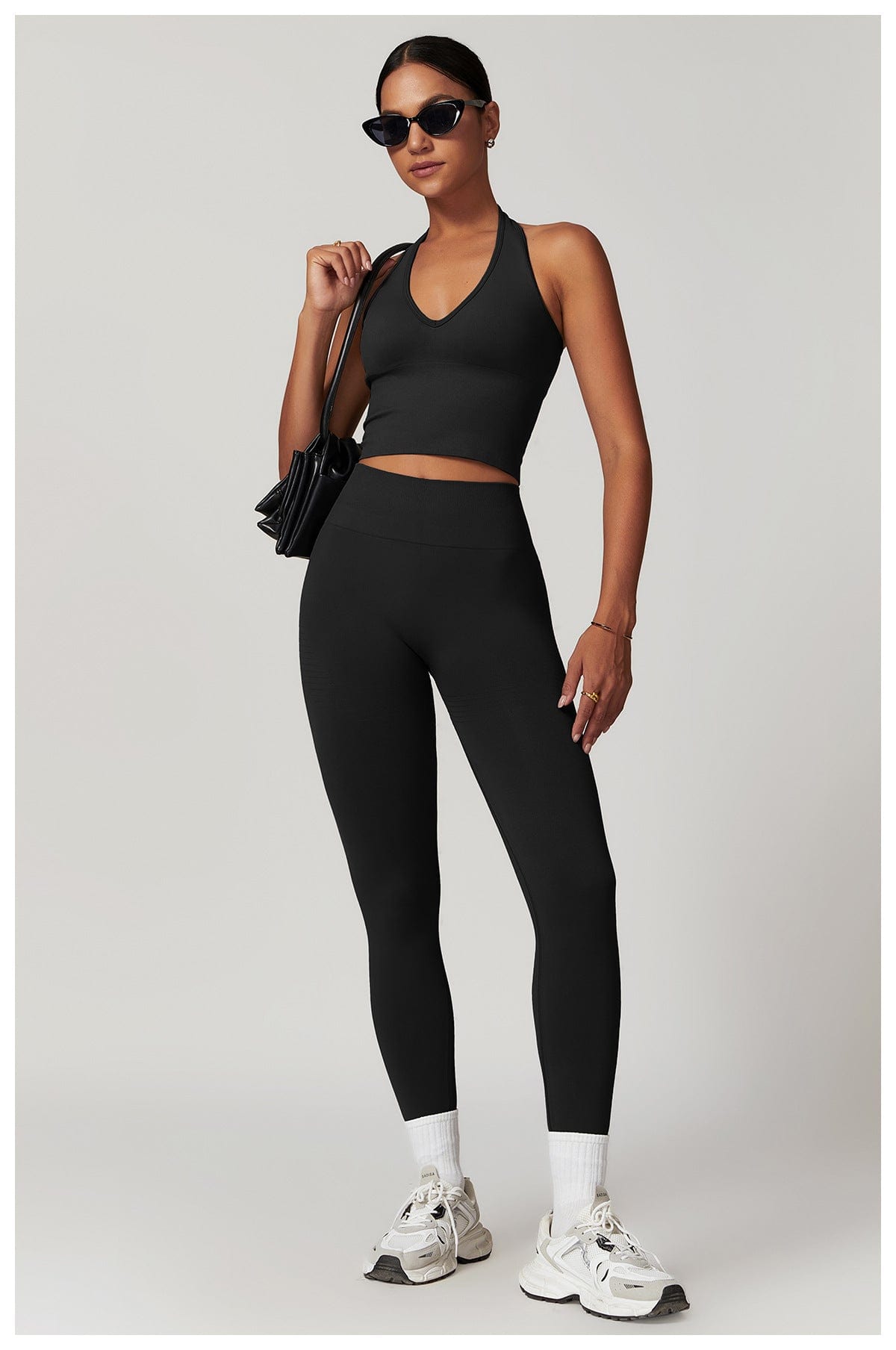 Seamless Halter Neck Sport Shaping Tank Top