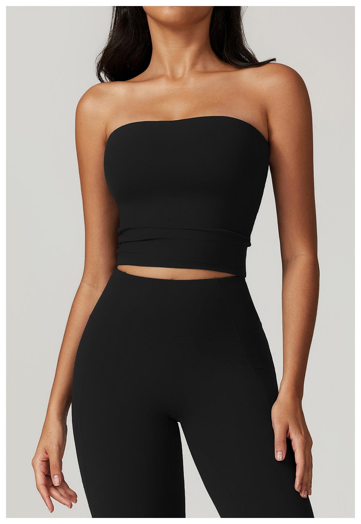 Seamless Strapless Quick-Dry Shaping Tube Tank Top for Women