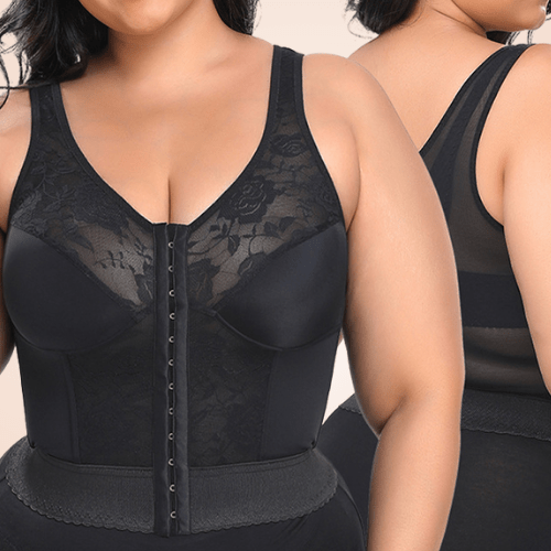 Front Closure Non-Wired Body Shaping Supportive Bra