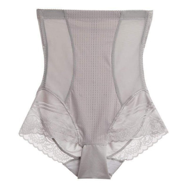 High-Waist Tummy Control Postpartum Lace Thigh Shaper Panty