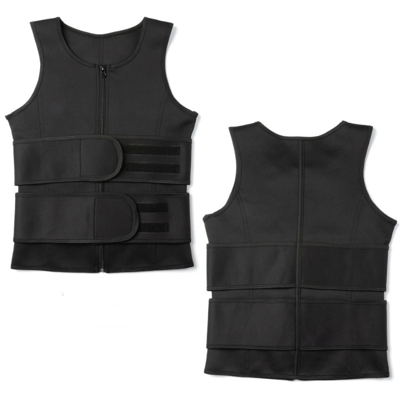 Men Slimming Compression Body Shaper Waist Trainer With Abdominal Belts