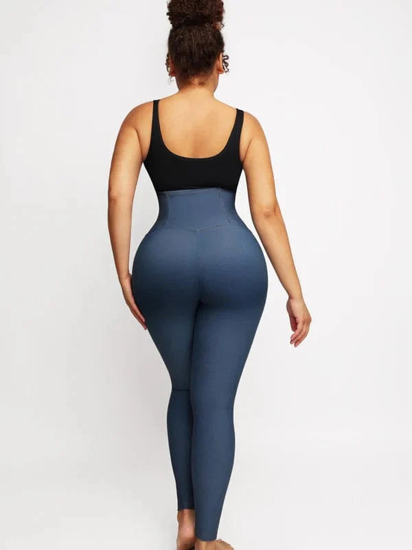 High Waist Denim Tummy Control Shaper Pants