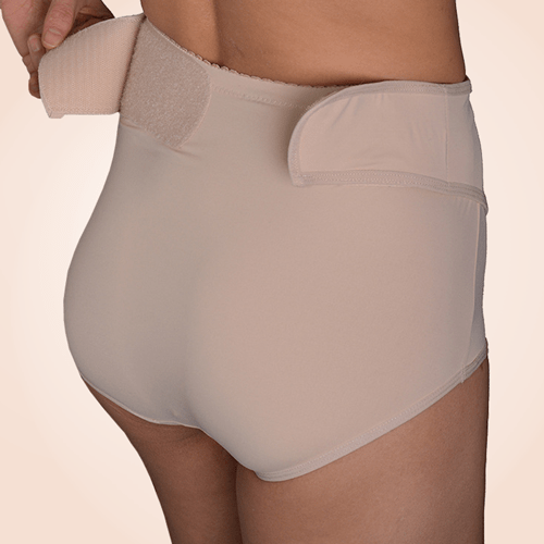 Firm Compression Adjustable Velcro Belly Wrap Postpartum Panty