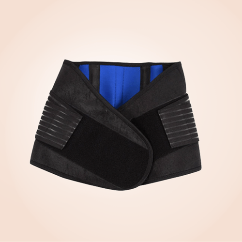 Neoprene Double Pull Lumbar Adjustable Low Back Waist Support Belt