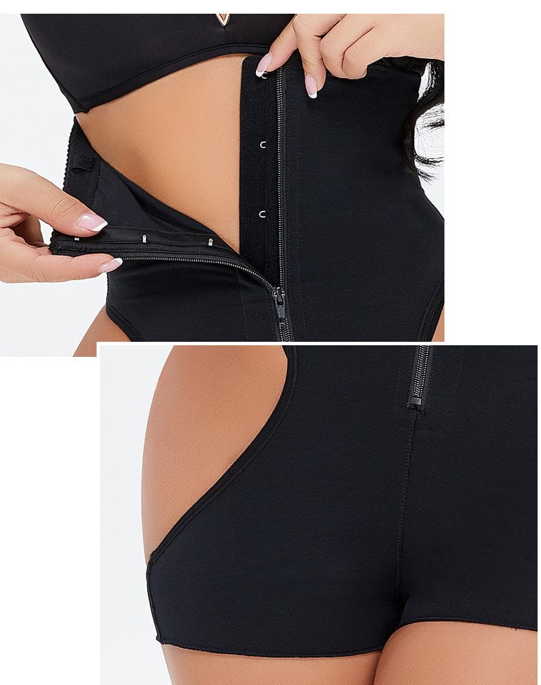 High Waist Tummy Control Shaper Shorts with Adjustable Shoulder Straps
