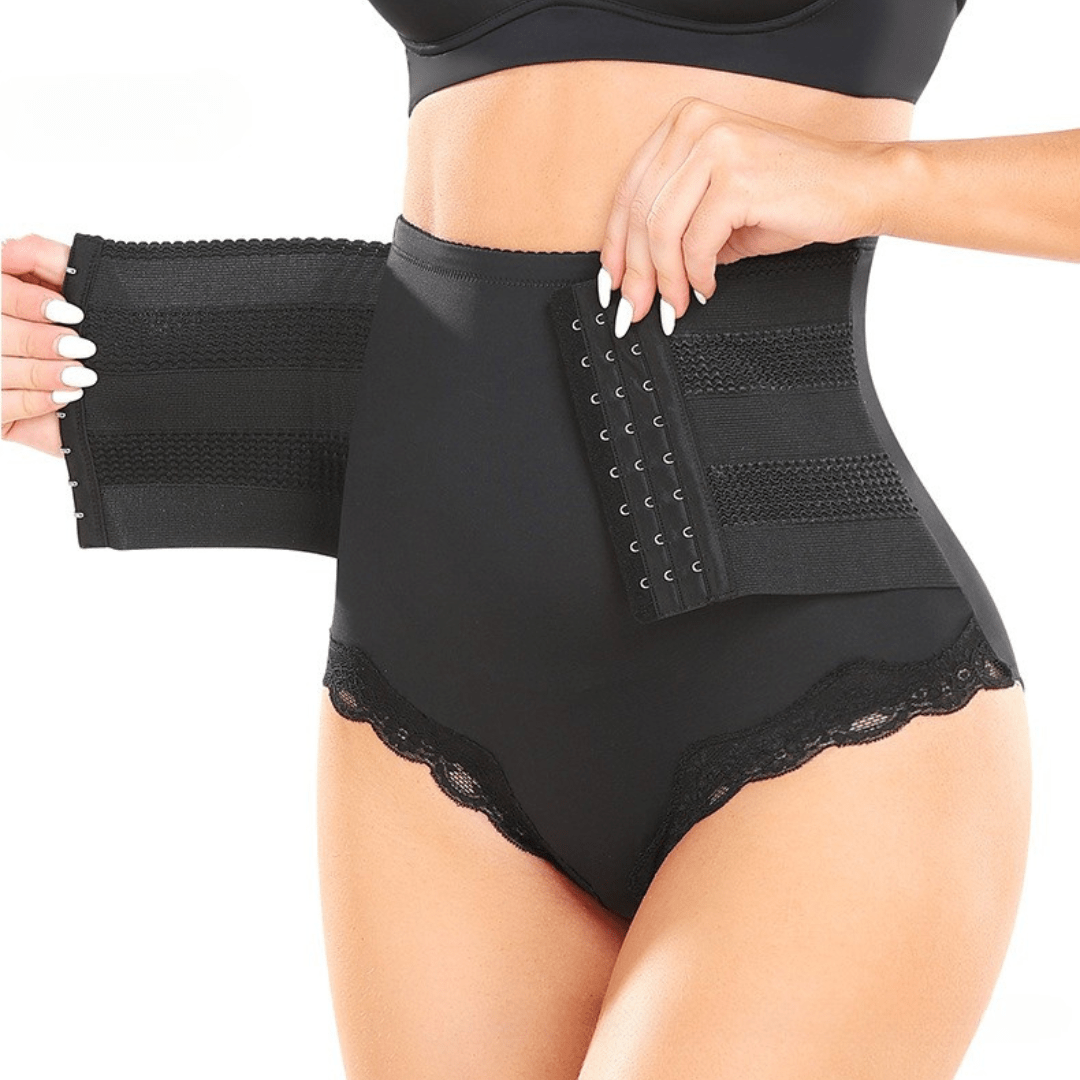 Women Lace Shaping Briefs High Waist Trainer Corset