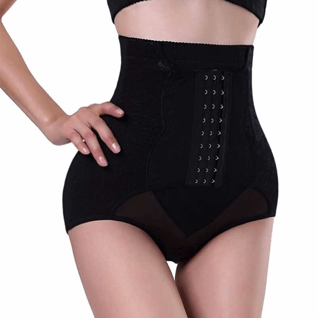 Firm Compression Postpartum Shaper Panty with Adjustable Waist Hooks