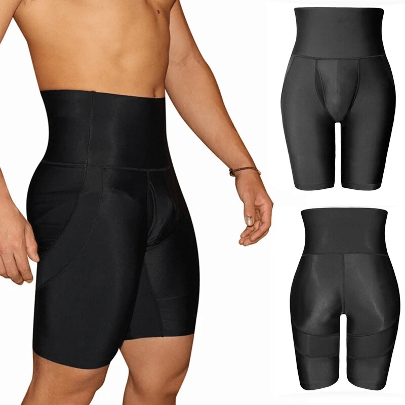 Men's High Waist Shaper Waist Trainer Short