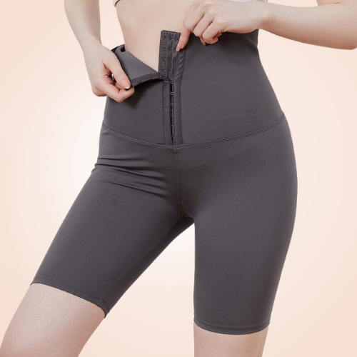 Tummy Control Work Out Gym Buckled Butt Lifter Shorts