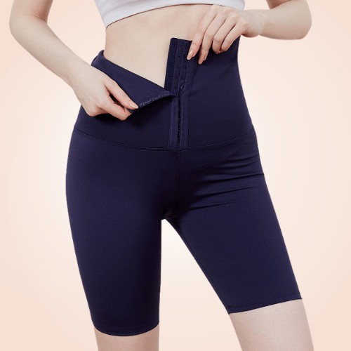 Tummy Control Work Out Gym Buckled Butt Lifter Shorts