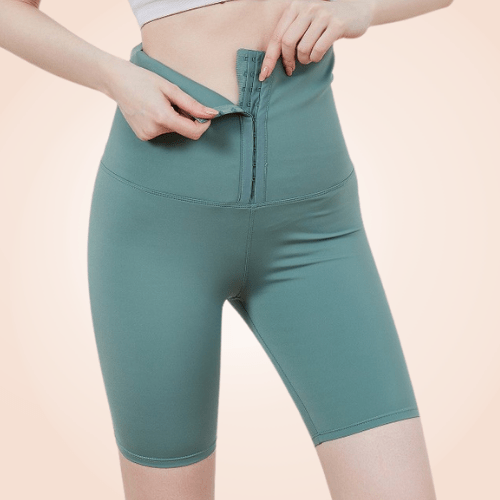 Tummy Control Work Out Gym Buckled Butt Lifter Shorts