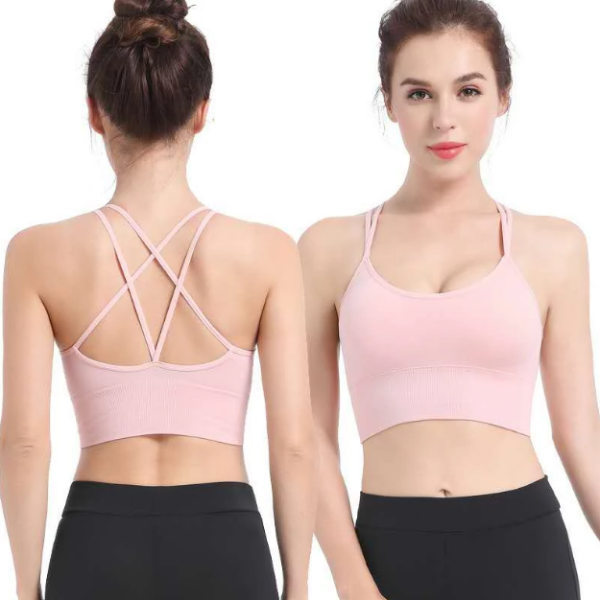 Seamless High Impact Cross Back Sport Bra