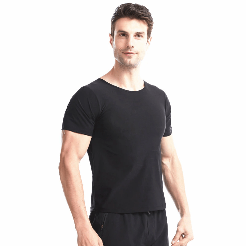 Men Hot Sweat Sauna Compression T-shirt
