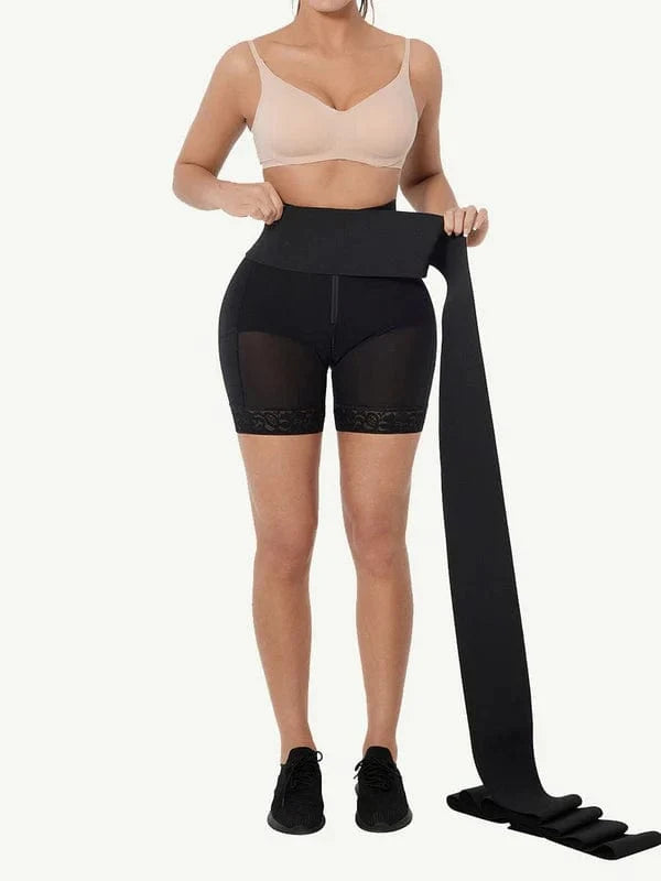 Waist Trainer Shaper Short With Rubber Band
