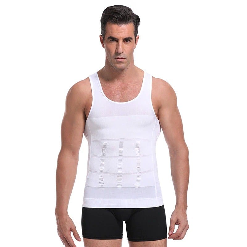 Men Seamless Slimming Abs Compression Body Shaper Corset Vest
