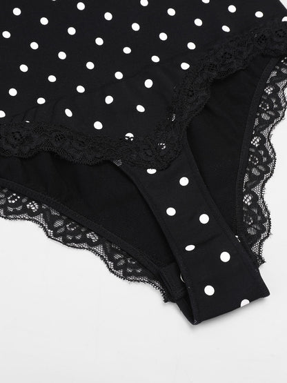 Seamless Lace Cami Bodysuit with Waist Shaping