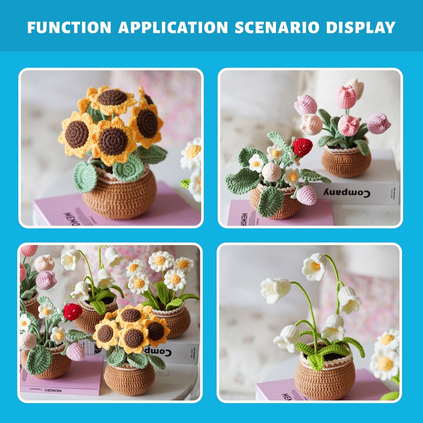 Crochet Material Package Knitting DIY Wool Making Small Toy Ornaments