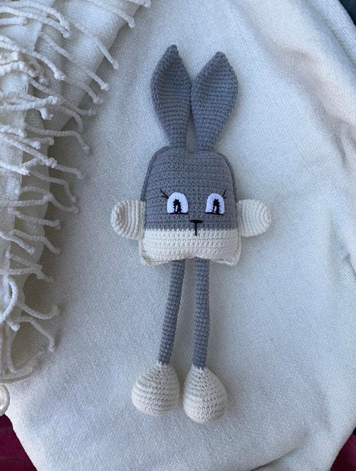 Stretchable Bunny toy Crochet Pattern - Easter gift