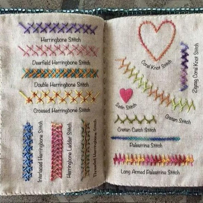 Linen Book DIY Embroidery
