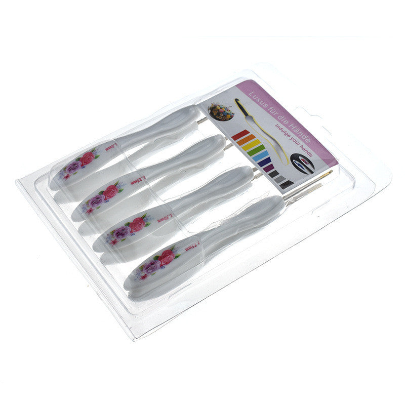 8Blue And White Porcelain Crochet Hooks