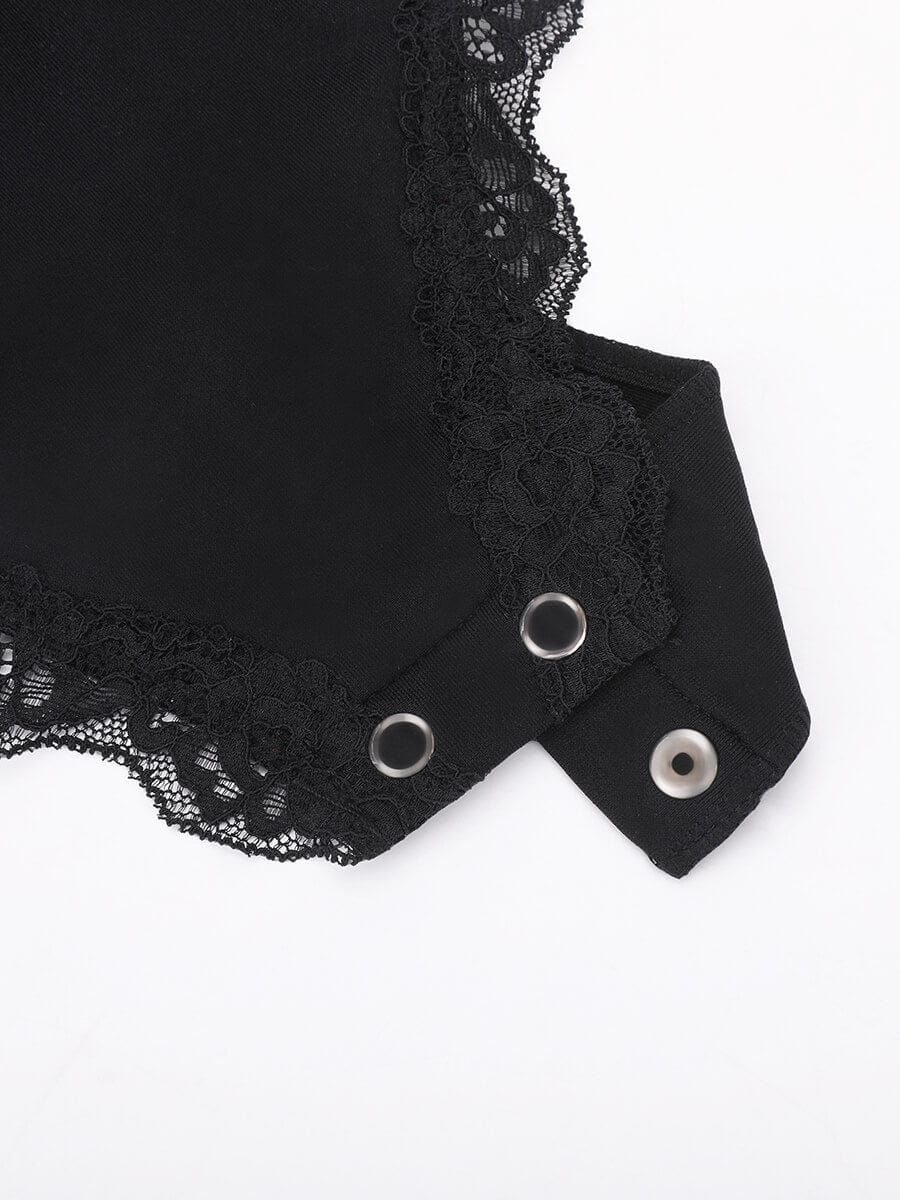 Seamless Lace Cami Bodysuit with Waist Shaping