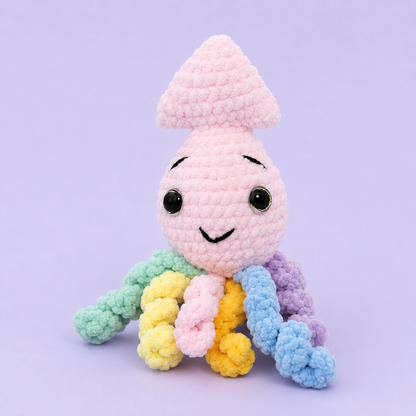 Crochet Sprinkles the Squid & Rainbow the Jellyfish Patterns – Adorable Sea Creatures