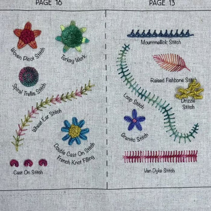 Linen Book DIY Embroidery