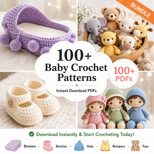 The Ultimate Crochet Baby Bundle 100+ Patterns