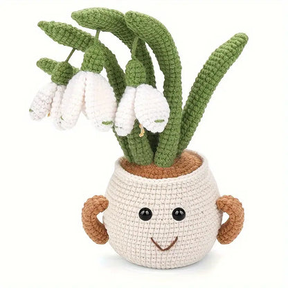 5 Potted Flowers Set Crochet Pattern