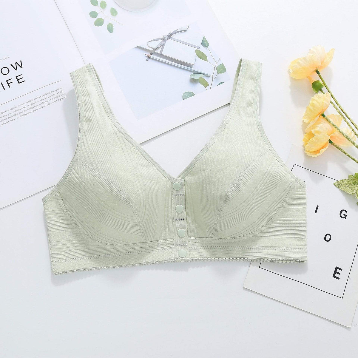 Front Closure Breathable Comfortable Bra
