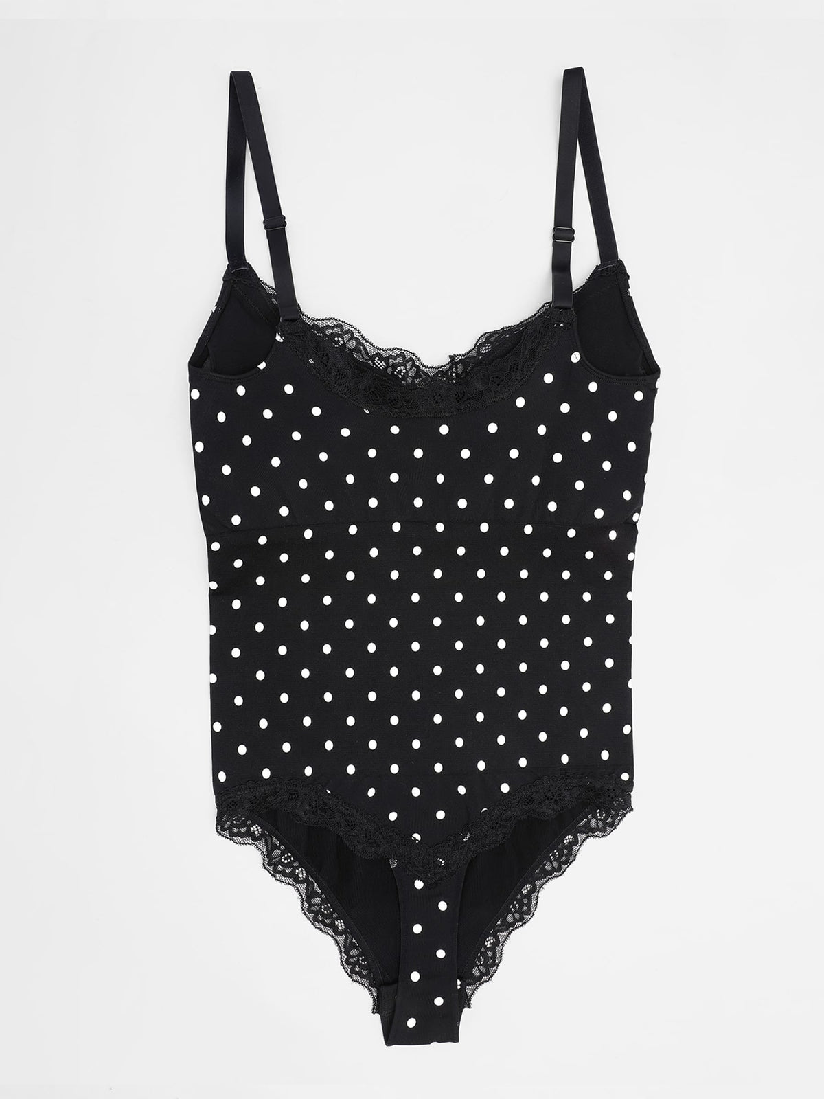 Seamless Lace Cami Bodysuit with Waist Shaping