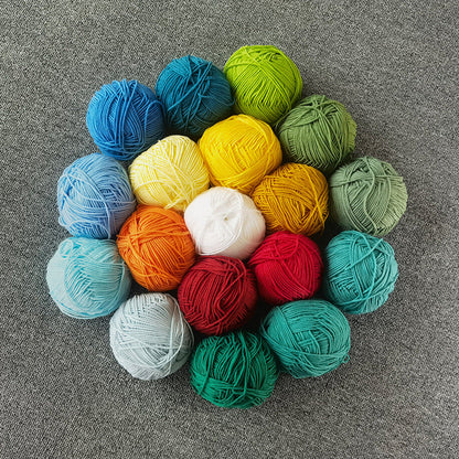 Four-strand Milk Cotton Crochet Cotton Wool Ball