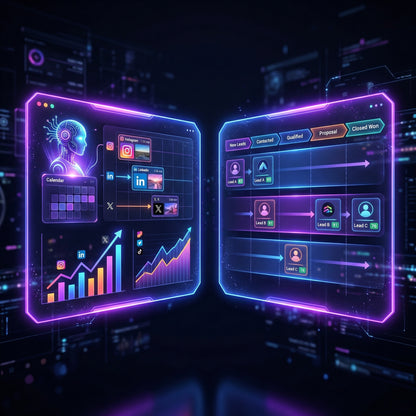 AI Social Media + Lead Generation Bundle Grow & Convert on Autopilot
