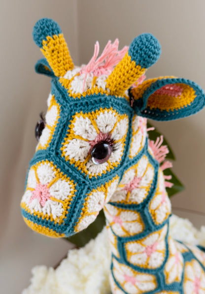 African flowers Giraffe Crochet Pattern