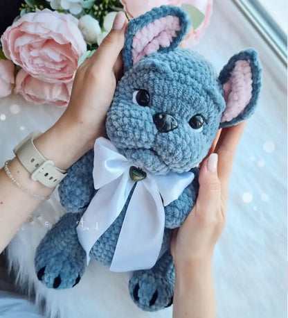 🐾 2-in-1 Bulldog & Pug Amigurumi Crochet Pattern 🧶