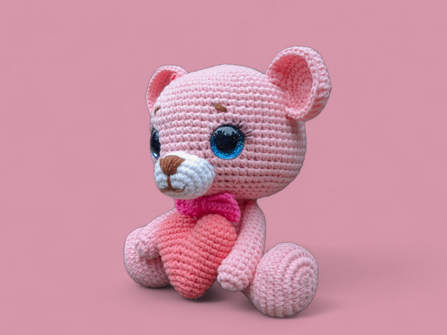 Bella The Bear Crochet Pattern - Valentine's Day Gift
