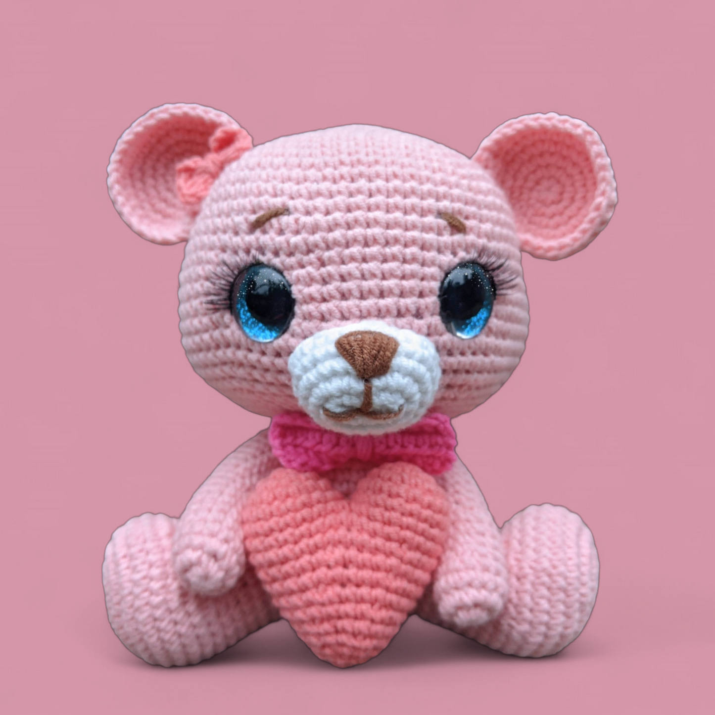 Bella The Bear Crochet Pattern - Valentine's Day Gift